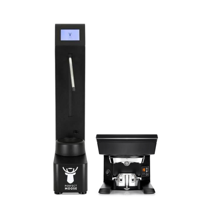 Perfect Moose Greg Automatic Milk Steamer with Mahlkonig E80 and FREE Puqpress & Flow