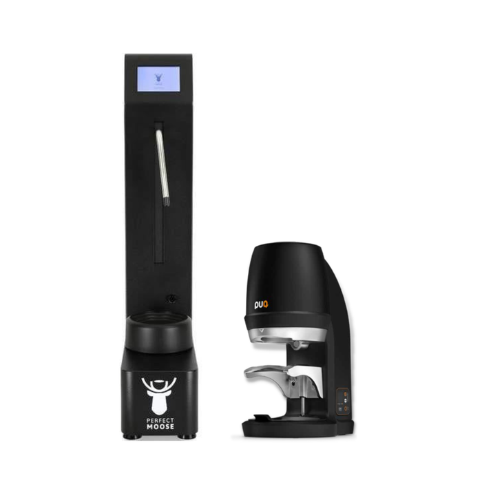 Perfect Moose Greg Automatic Milk Steamer with Mahlkonig E80 and FREE Puqpress & Flow